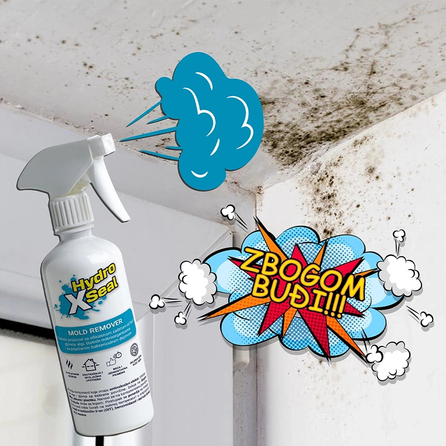 Hydroxseal™ Sprej Protiv Buđi 1+1 GRATIS – Uništi Buđ Zauvek, osveži prostr prijatnim mirisom limuna!