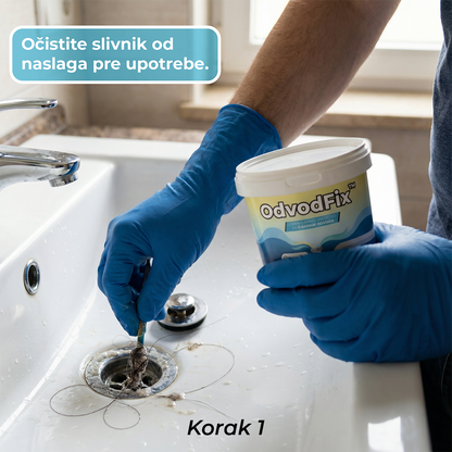 OdvodFix – Moćne Granule za Instant Otpušavanje i Osvežavanje Odvoda