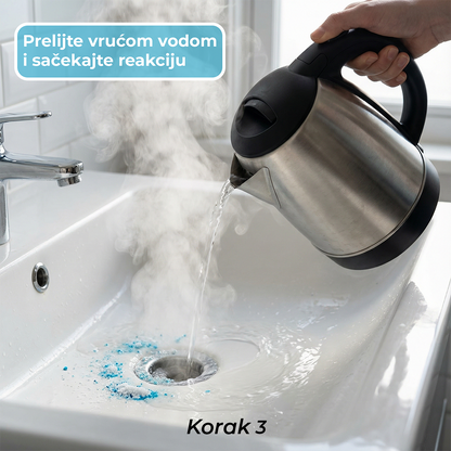 OdvodFix – Moćne Granule za Instant Otpušavanje i Osvežavanje Odvoda