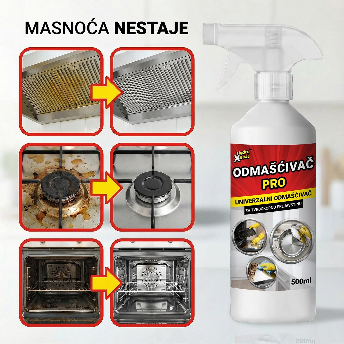 Hydroxseal™ Odmašćivač Pro™ - 1+1 GRATIS