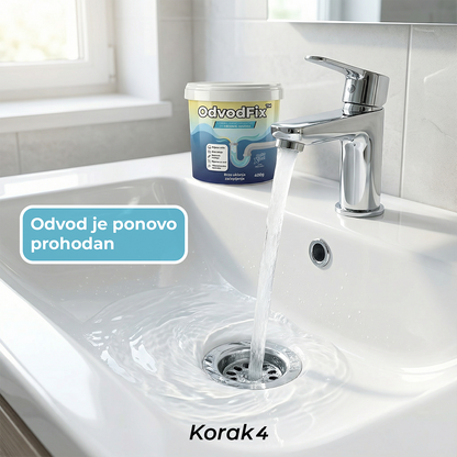OdvodFix – Moćne Granule za Instant Otpušavanje i Osvežavanje Odvoda