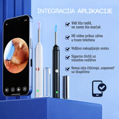 Pametni vizuelni endoskop za čišćenje ušiju