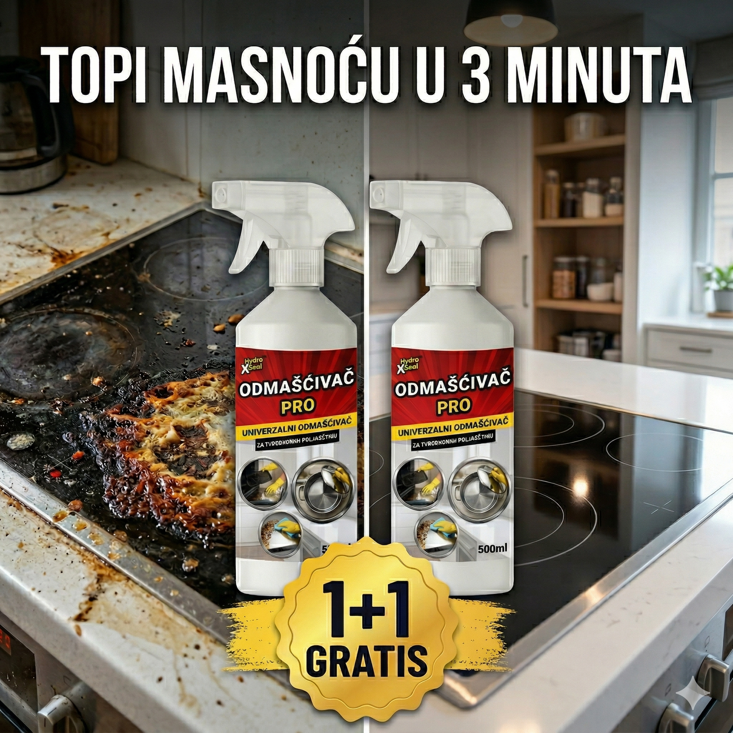 Hydroxseal™ Odmašćivač Pro™ - 1+1 GRATIS