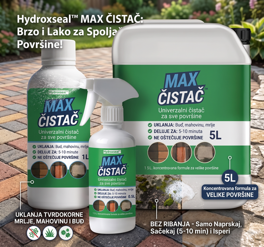Hydroxseal™ - MAX Čistač™ – u apsolutni bestseler!
