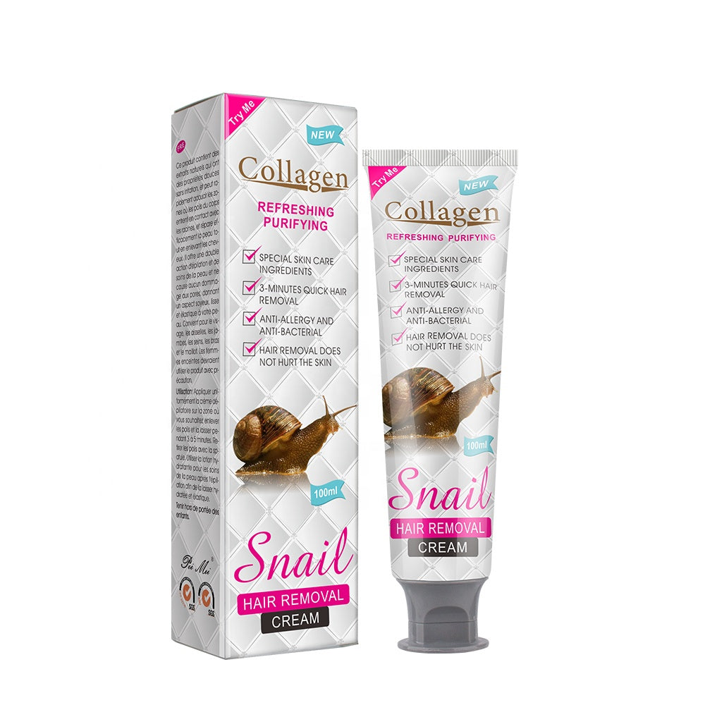 Collagen Snail Krema Za Depilaciju 1+1 GRATIS
