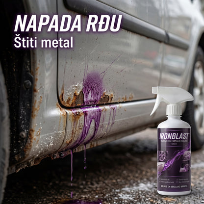 IRONBLAST™ – 1+1 GRATIS - Izbrišite rđu i metalne naslage u rekordnom roku!