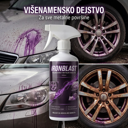 IRONBLAST™ – 1+1 GRATIS - Izbrišite rđu i metalne naslage u rekordnom roku!