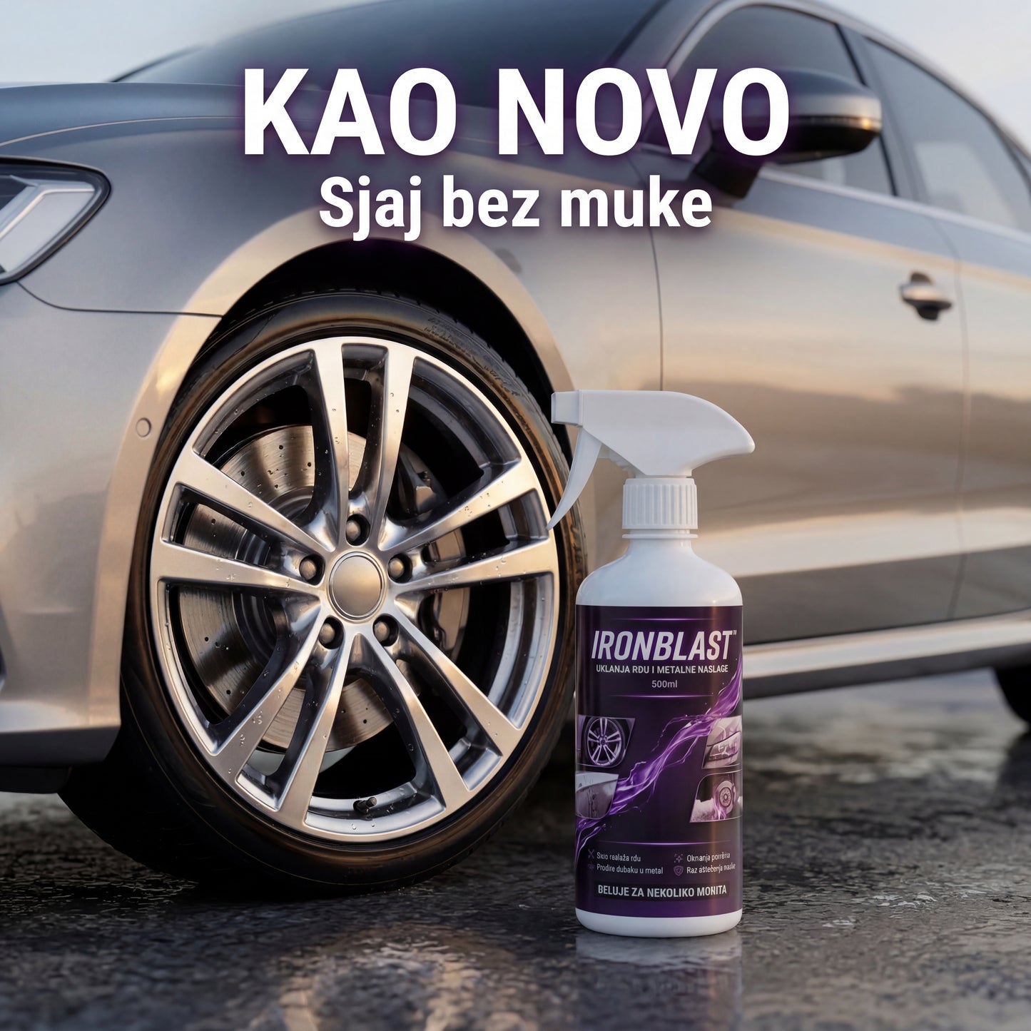 IRONBLAST™ – 1+1 GRATIS - Izbrišite rđu i metalne naslage u rekordnom roku!