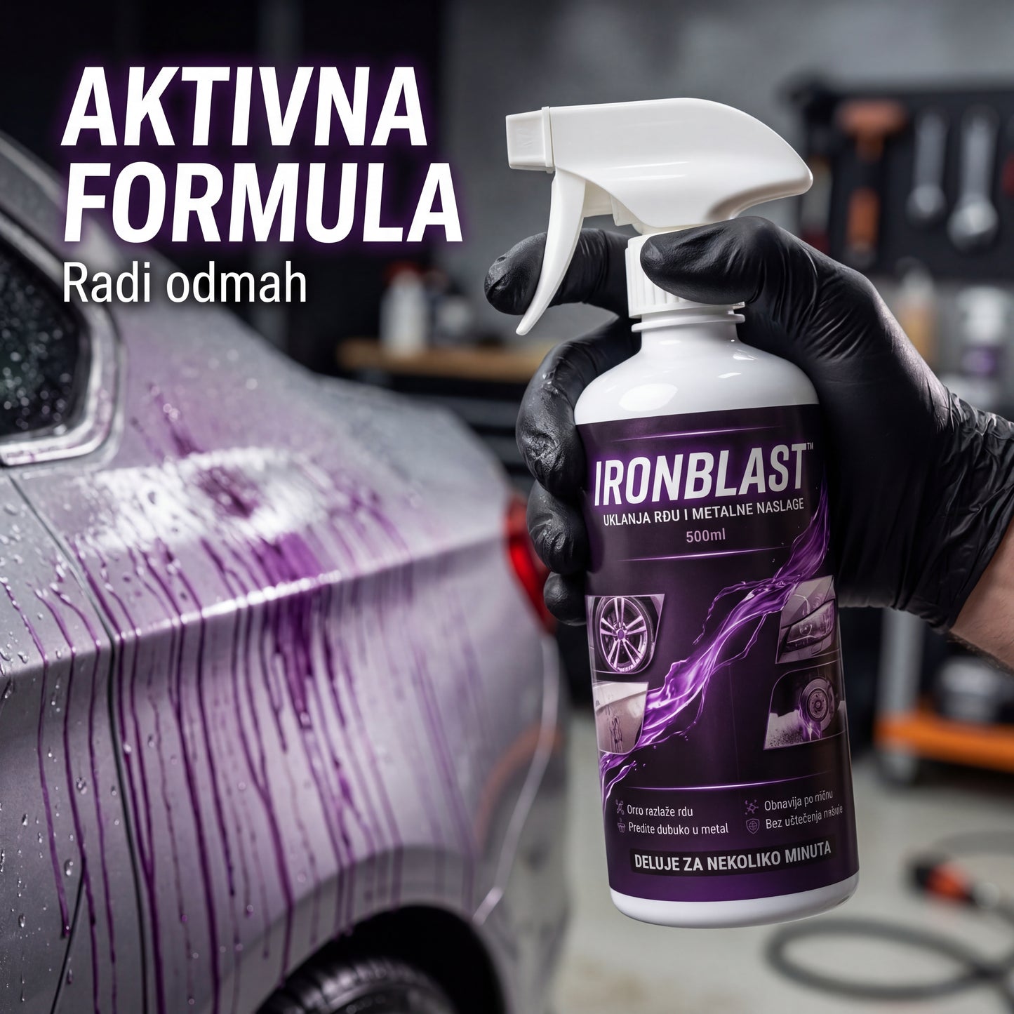 IRONBLAST™ – 1+1 GRATIS - Izbrišite rđu i metalne naslage u rekordnom roku!