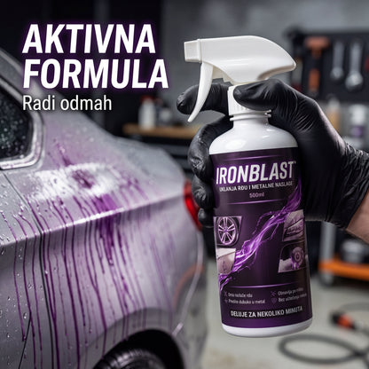 IRONBLAST™ – 1+1 GRATIS - Izbrišite rđu i metalne naslage u rekordnom roku!