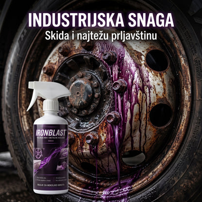 IRONBLAST™ – 1+1 GRATIS - Izbrišite rđu i metalne naslage u rekordnom roku!