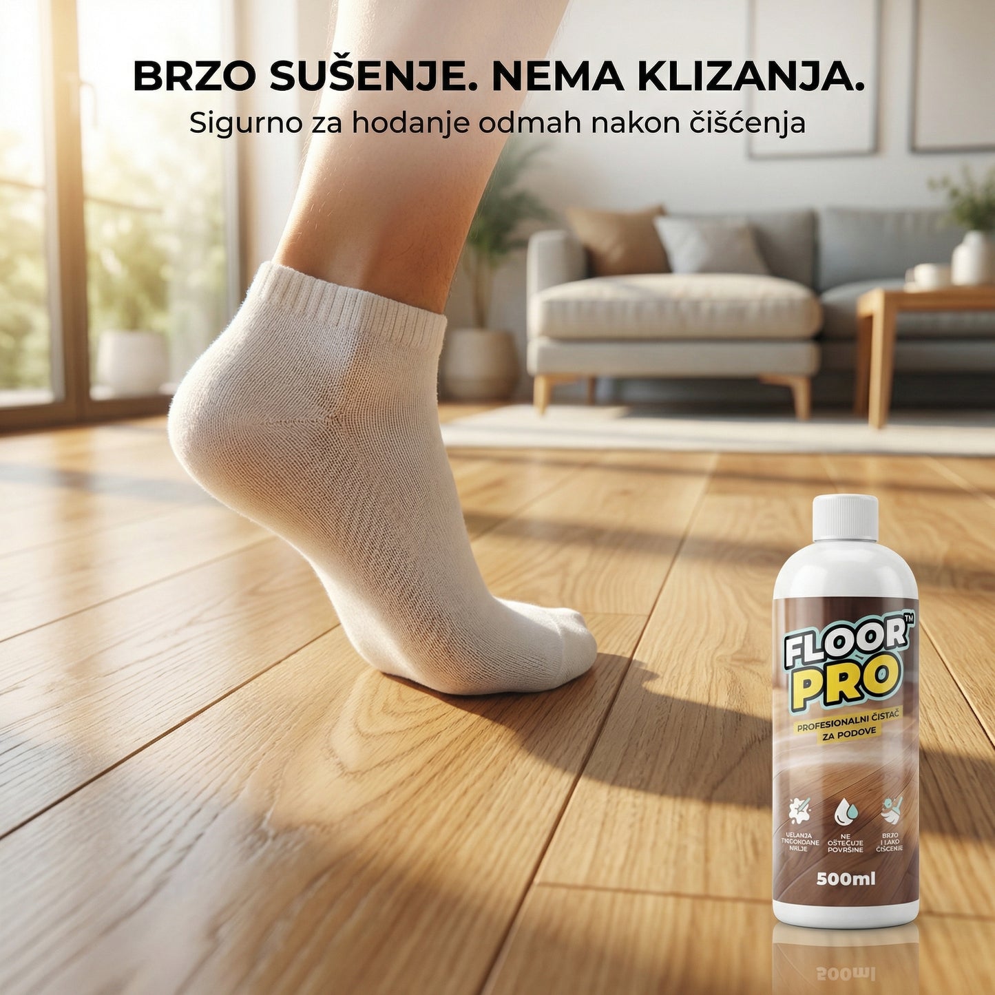 Hydroxseal™ - Floor Pro - Fabrički sjaj i zaštita od habanja u jednom potezu!