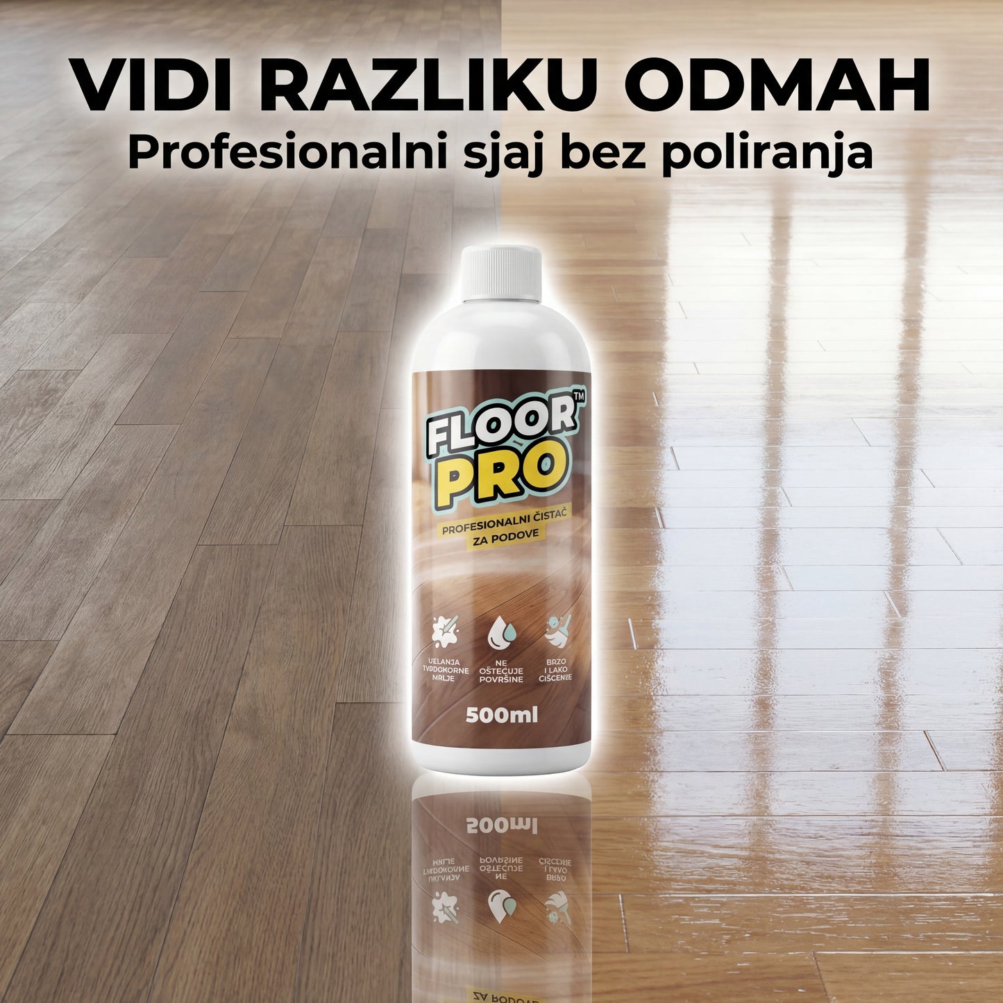Hydroxseal™ - Floor Pro - Fabrički sjaj i zaštita od habanja u jednom potezu!