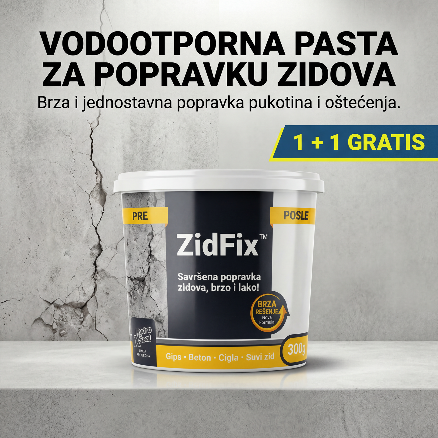 ZidFix™ – Profesionalni Set za Instant Popravku Zidova