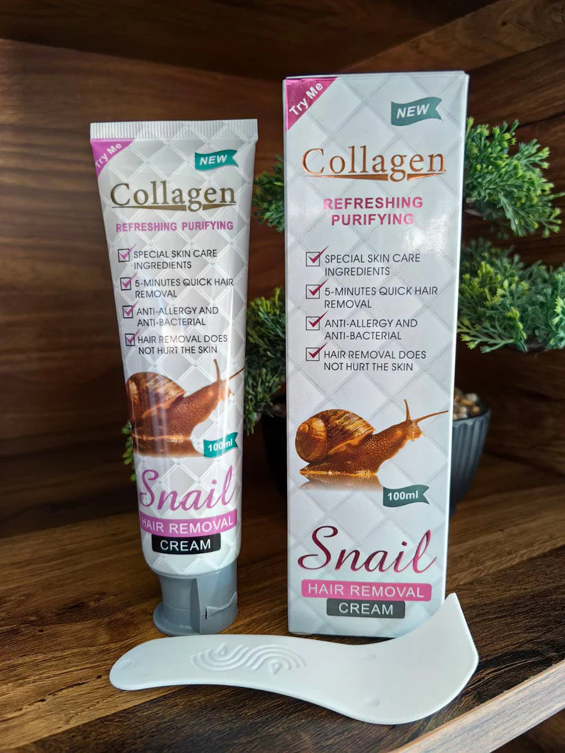 Collagen Snail Krema Za Depilaciju 1+1 GRATIS