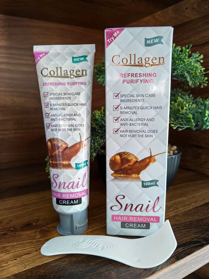 Collagen Snail Krema Za Depilaciju 1+1 GRATIS