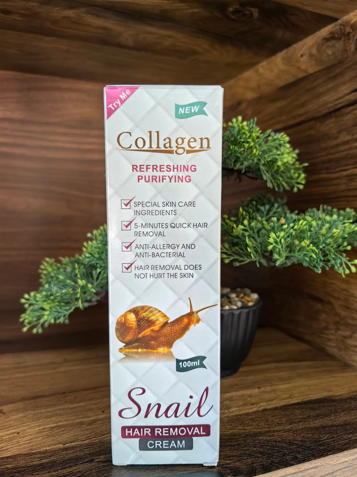 Collagen Snail Krema Za Depilaciju 1+1 GRATIS